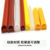Tira de vedação de espuma de silicone resistente a altas temperaturas personalizada em forma de placa de espuma de silicone junta de silicone tira quadrada de espuma de silicone