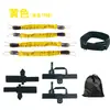 Conjunto de Bandas Elásticas de Treinamento de Boxe com Manga de Tecido Corda Elástica Anti-Ruptura Equipamento de Treinamento de Potência para Golpes de Combate