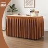 Mantel para reuniones, faldón para mesa, para hotel, negocios, salas de conferencias, capacitación especial, color sólido, extra grande, mantel rectangular