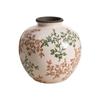 Ornamento de Vaso Cerâmico Simples Retrô Escandinavo Decorações Suaves para Mesa de Escritório Sala de Estar Casa Nova Chinoiserie