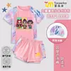 Nuevo Conjunto de Bikini Kpop Demon Slayer para Niñas de Verano para Niños, Traje Conservador de Dos Piezas de Secado Rápido con Protección Solar para Niños Mayores
