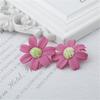 Zapatos de crisantemo de simulación, accesorios para el cabello con flores, corona de flores DIY, flores artificiales de seda, flores falsas, crisantemo pequeño, decoración de escena.