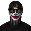 Bandera Americana Animal Protector Solar Cubrecabezas Exterior Máscara para Montar en Motocicleta Bufanda para el Cuello de Hombre Mascarilla Facial Protección UV para Mujer