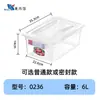 Caja de etiquetado transparente engrosada de grado alimenticio Huierxin, caja de almacenamiento para conservación de alimentos comercial con código de color y temporizador para refrigerador