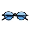 Jmm Clark Nuevas Gafas de Sol Redondas Transfronterizas con Clavos de Arroz Personalizadas Retro Moda Europea y Americana Tendencia Gafas de Sol Anti-UV