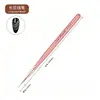 Vendas diretas da fábrica: Conjunto de canetas para nail art cor de pele, incluindo canetas de esmalte em gel, canetas finas (liner), canetas com cristais e ferramentas de pincel estilo japonês
