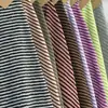 Tejido de Lana de Cordero 550g Otoño e Invierno Tejido Jacquard Fabricante En Stock Moda Bohemia Camisa Tejido Jacquard Rayado