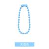 Ventas Directas de Fábrica Cadena de Etiquetas Metálicas Guka Joyería DIY Cadena Pintada 2.4*100mm Cadena de Cuentas Onduladas Coloridas