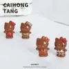 Resina Simulada Linda Hello Kitty en Traje de Baño, Nuevos Accesorios DIY, Decoraciones de Escritorio para Juego de Imitación, Colgantes Hechos a Mano al por Mayor