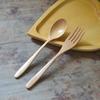 Cuchara de estilo japonés Tenedor cuchara de madera tenedor de madera juego de vajilla de dos piezas Venta al por mayor