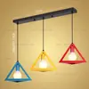 Luces de Pasillo Creativas y Únicas, Luces de Entrada de Balcón Estilo Industrial Vintage, Lámparas Colgantes Artísticas de Tres Cabezales para Comedor, de un Solo Cabezal