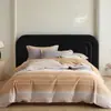 Estilo da Marca Algodão de Fibra Longa Conjunto de Cama de Quatro Peças Espessado Escovado 100% Algodão Puro Capa de Edredom Lençol Pequeno Fresco Roupa de Cama 100% Algodão