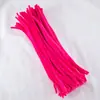 Palitos Twist Enrolados Cor Macaron Série Kit de Material para Buquê DIY Hastes de Chenille Brinquedos Manuais para Jardim de Infância