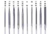 Set de Herramientas de Rectificado File Master 3, 4, 5 mm Set de Limas Surtido del Fabricante Limas Neumáticas para Motosierra y Limas para Sierra de Aceite