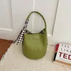 Chegada Nova Outono 2026 Bolsa Personalizada para Mulheres Elegante da Moda Bolsa de Ombro de Alto Valor Bolsa de Balde Trançada