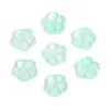 Novas Contas Soltas de Flor Transparente Contas Clássicas de Pétala Acrílica Pulseira DIY Pingente de Carro com Contas Acessórios de Joia