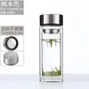 Taza de vidrio de gran capacidad, resistente a altas temperaturas, a prueba de explosiones, taza de té de doble capa engrosada para hombres y mujeres, adecuada para uso en casa, oficina y al aire libre