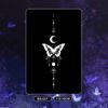 Tatuaje Adhesivo Color Blanco Impermeable Duradero Mariposa Luna Planeta Koi Araña Flor Clavícula Brazo Sticker para Hombres y Mujeres