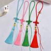 Nudo chino cuerda de mano colgante de borla diy bolsita colgante accesorios cuerda antiguo coche colgante monedero cordón fabricantes mayoreo