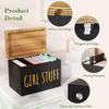 Organizador de Madera Personalizado Productos de Higiene Cuentas de Condensación Caja de Almacenamiento Estilo Rústico Cuarto de Lavado del Hogar Baño Caja de Privacidad