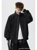 2026 Nueva Chaqueta Bomber Retro con Cuello Alto para Hombre Chaqueta de Alta Gama Uniforme de Béisbol Recto Americano Hombro Recto Tendencia