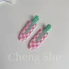 Pinza para el pelo de color estilo coreano para mujer 2024 nuevo de alta gama dulce tarjeta para el pelo flequillo lateral de la frente clip de dibujos animados joyería para la cabeza