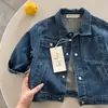 Timo jaqueta jeans infantil para meninas 2025 primavera outono novo estilo meninos versão coreana casual estilo outono top roupas de outono para bebê