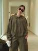 Comercio Exterior Transfronterizo Ropa de Mujer al por Mayor Estilo Europeo y Americano Primavera Casual Textura de Gamuza Solapa Chaqueta Bomber para Mujer