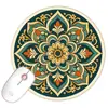 Mouse Pad Estilo Boêmio Vintage Personalizado Tapete de Mesa de Borracha para Computador Laptop Coaster Cruzamento Oriente Médio Rússia