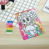 Venta al por mayor de fábrica pintura de arena de colores grande de dibujos animados creativos juguetes de inteligencia para niños manualidades para niños diy pintura de plástico al por mayor
