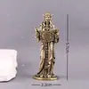 Latón Puro Elfo Profeta Lindo Elfo Leyendo Pieza Decorativa Vintage Mascota de Escritorio para Té Artesanía Adorno de Cobre
