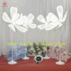 Accesorios de Boda Estilo Chino Arte de Hierro Flor de Peonía Brillante Luces de Camino Pasarela Escenario Fondo Decoración Arreglo