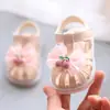 Sandálias Fechadas para Meninas, Sandálias Princesa com Laço, Sandálias para Bebês 2026, Sapatos Macios para Crianças Pequenas