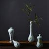 Jingdezhen cerámica jarrón chino flor flor pequeña ciruelo orquídea bambú crisantemo fábrica transfronteriza adornos ceremonia del té una generación de cabello