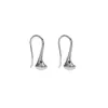 YHE3099 Brincos de Prata Esterlina S925 Estilo Coreano Ins Nicho Design Minimalista Elegante Versátil Lágrimas de Rupert para Mulheres