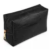 Set de tres piezas de bolsa de maquillaje con patrón de cocodrilo transfronterizo, impermeable, lujo ligero, gran capacidad, alta gama, bolsa de tocador de viaje conveniente