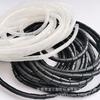 Fabricantes de piezas estándar de plástico Dongguan Longsan para bobina de tubo corrugado blanco y negro línea de protección para computadora spot