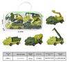 Brinquedo de carro infantil simulação mini modelo carro de puxar carro para bebês crianças presente brinquedo seis peças preço atacado