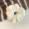 Elásticos de Cabelo Coloridos de Lã Tricotados para Outono e Inverno Coreanos, Elásticos de Cabelo Versáteis e Gentis para Meninas, Acessórios de Cabelo de Bola