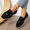 Zapatos de Frijol Transfronterizos Europeos y Americanos Mocasines Europeos de Un Paso Comercio Exterior 2026 Nuevo Estilo Ropa Exterior Venta al por Mayor Transfronteriza Tallas Grandes