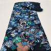 Tela bordada con lentejuelas tela de encaje de lentejuelas de colores tela bordada para vestido de novia Encaje de lentejuelas