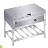 Plancha Eléctrica Comercial Máquina para Pastel Crujiente de Castaña Horno Plancha para Pastel de Frijol Mungo Estufa para Olla de Tofu Sartén para Pastel de Papa Rallada Máquina para Empanadas Fritas Cuadrada
