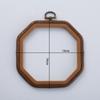 Estilo Retro Decorativo Imitación Madera Bordado Elástico Redondo 8cm Bordado Elástico DIY Bordado A Mano Punto de Cruz Auxiliar Venta Directa de Fábrica