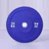 Macaron Barbell Plates Completamente Pegadas Placas de Mancuernas de Goma de Colores Equipo de Entrenamiento para Gimnasio en Casa Sentadilla Levantamiento de Pesas 5-25