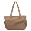 2026 Nova Bolsa de Ombro Única Versátil Suave para o Dia a Dia Temperamento Casual Bolsa de Ombro Grande Capacidade Série Cor de Doce Bolsa Tote