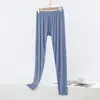 Calças longas casuais folgadas e elásticas de modal para primavera e outono, plus size, novas leggings de cintura alta sem costura para mulheres
