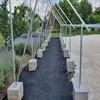 Suportes de Energia Solar para Instalação Ecológica, Suportes de Solo Fotovoltaicos para Orientação Vertical do Painel, Suportes de Liga de Alumínio de Alta Resistência