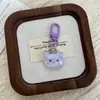 Chaveiro de Gatinho Transparente Colorido Fofo Desenho Animado Animal Pequeno de Rosto Redondo Pingente de Bolsa Chaveiro Gato Kt Sanrio
