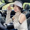 Mangas y guantes de protección solar para mujer para el verano, adecuados para conducir y andar en bicicleta, corte holgado, mangas finas para los brazos, protección UV, mangas de seda de hielo.