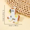 Parches de Tela del Año del Caballo Parches Bordados de Pony de Dibujos Animados Bordado por Computadora Adhesivo Termofusible Autoadhesivo Accesorios para Ropa Infantil Decoración de Cajas